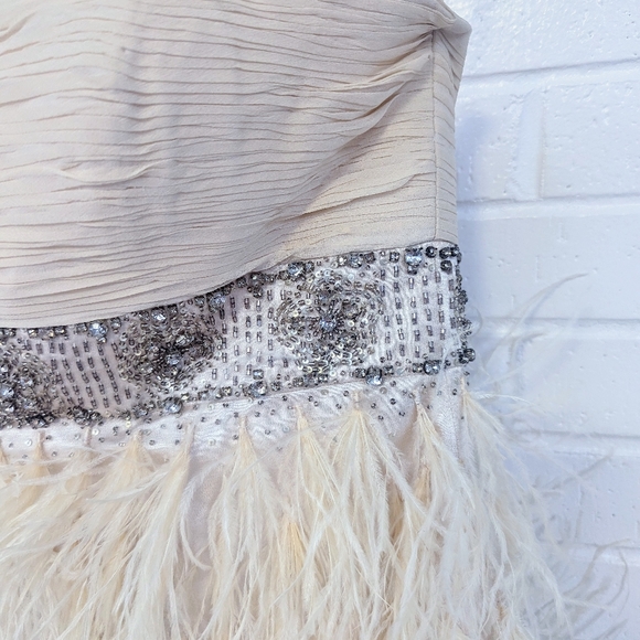 Sue Wong Nocturne Feather Dress - Picture 7 of 10